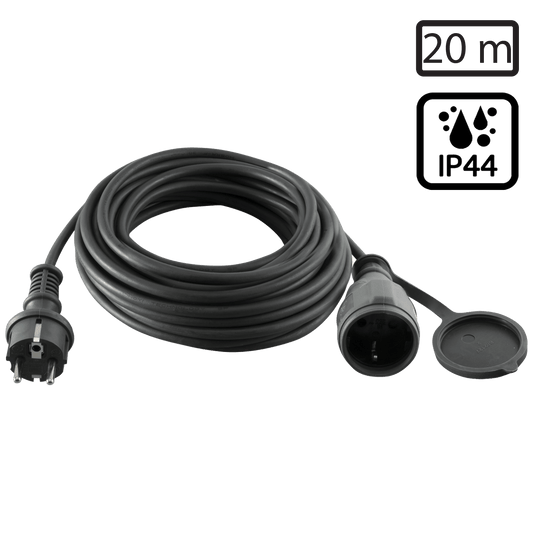 home Produžni strujni kabl, gumirani, 1 utičnica, 20 m, H05RR-F - NV 5-20/G