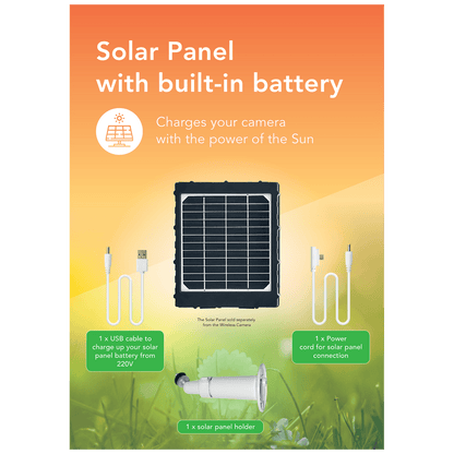 Amiko Home Solarni panel sa ugrađenom baterijom za BC-16 - Solar Panel