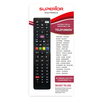 Superior Daljinski upravljač za Telefunken/Vestel TV prijemnike - RC TELEFUNKEN/WESTEL