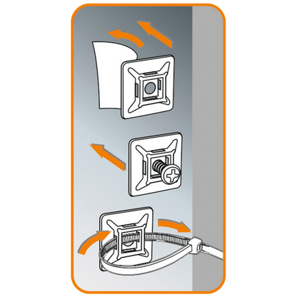 home Organizator kabela, pakiranje 50 kom. - CTT 19BK