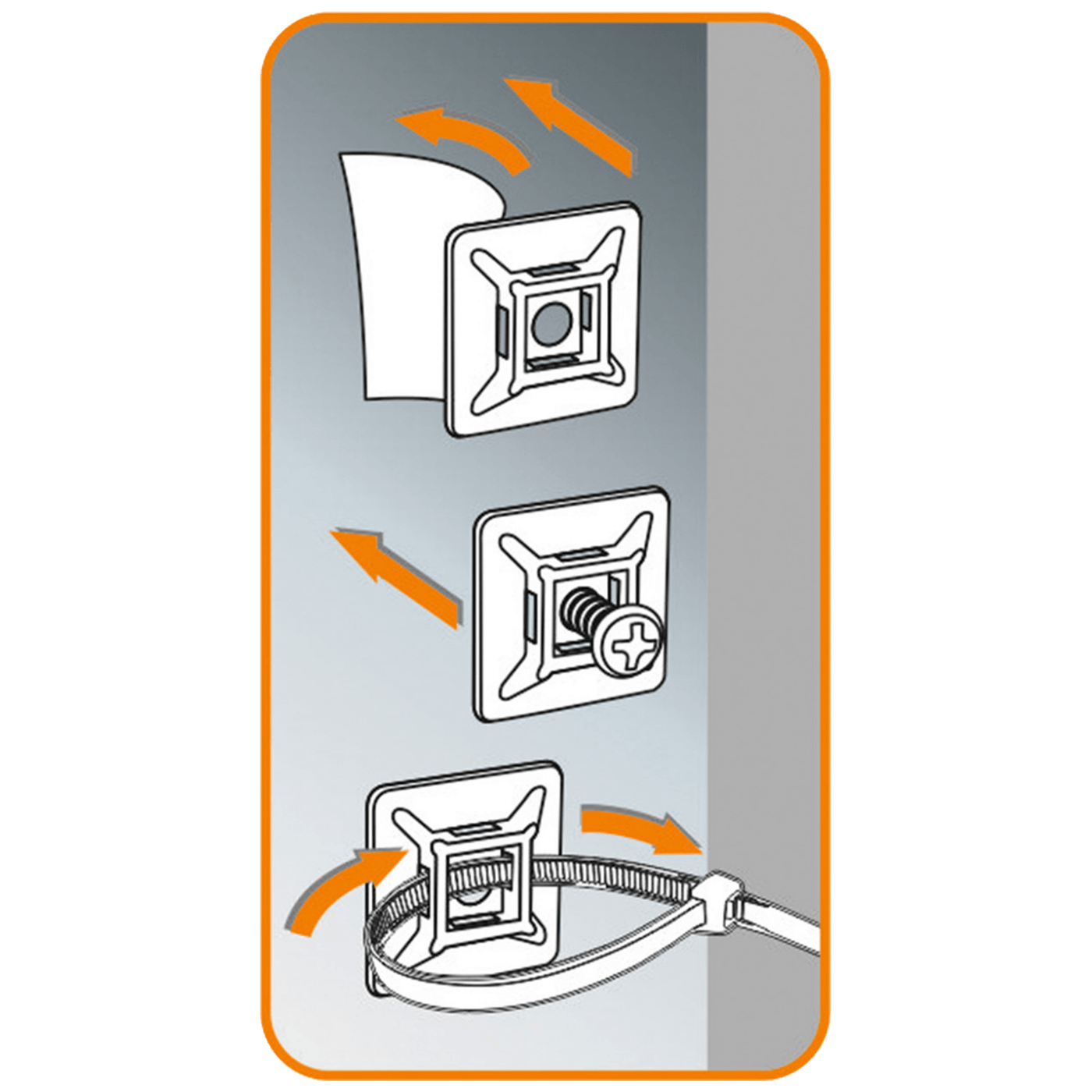 home Organizator kabela, pakiranje 50 kom. - CTT 19WH