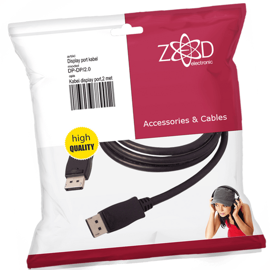 ZED electronic Kabl display port na display port, dužina 2.0 m - DP-DP/2.0