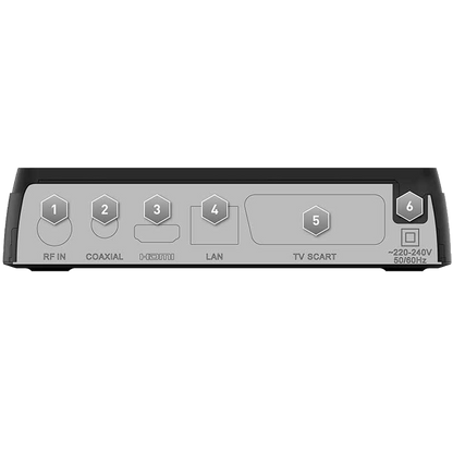 TELE System Prijemnik zemaljski, DVB-T2, H.265 / 10 bit, SCART - TS6809 T2 HEVC