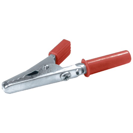 SAL Krokodil kliješta sa banana utičnicom, 65 mm - ALC 4/RD