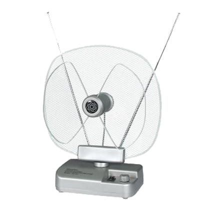 Falcom Antena sobna sa pojačalom, UHF/VHF, srebrna - ANT-204S