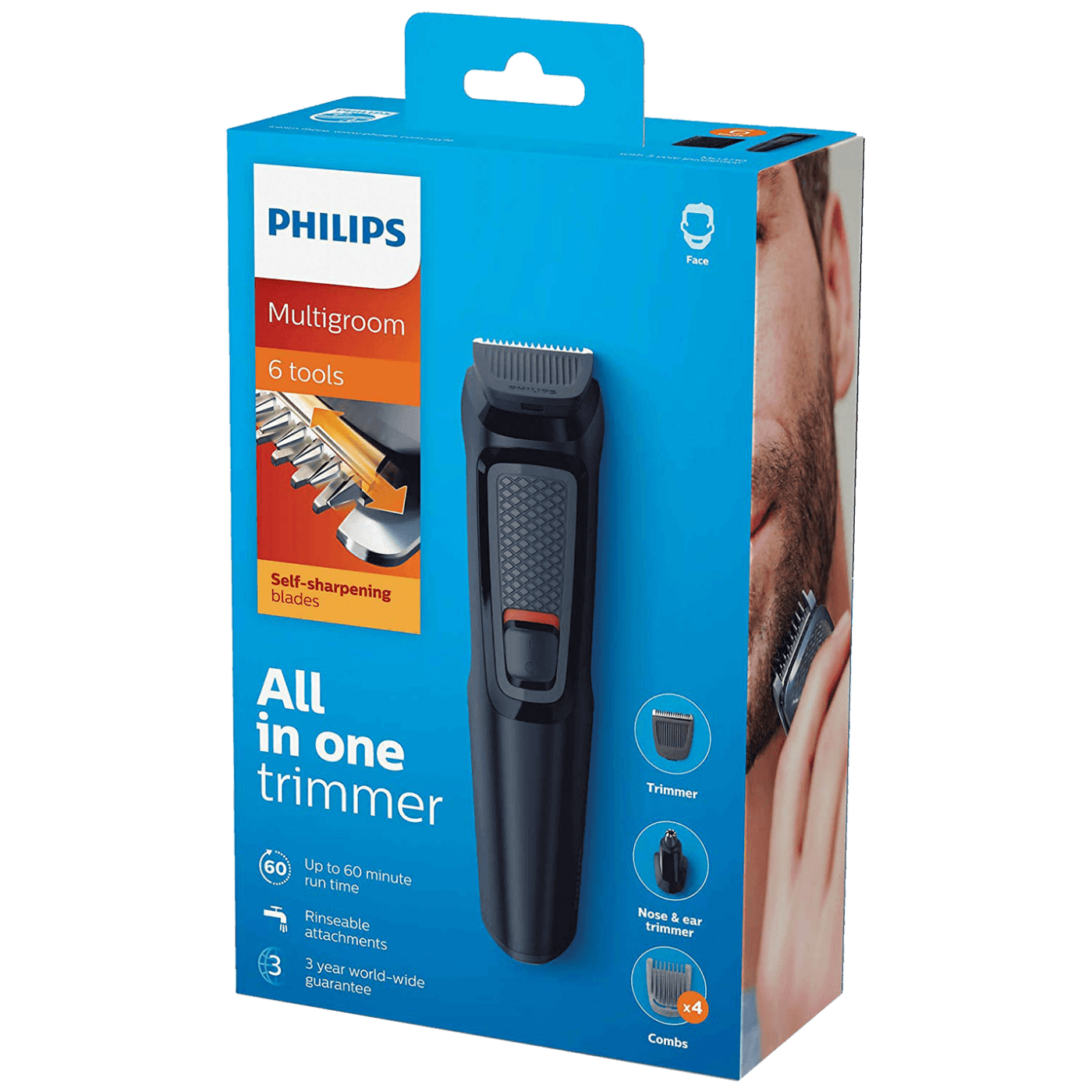 Philips Aparat za njegu lica, 6in1, Multigroom - MG3710/15