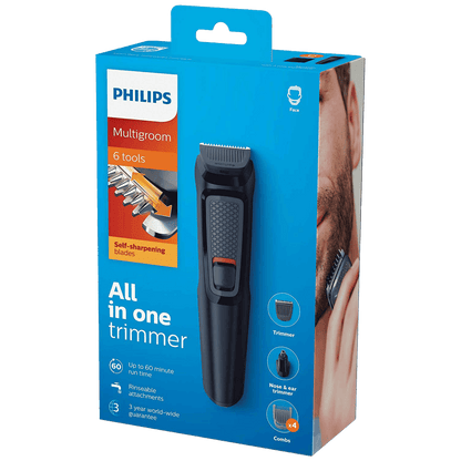 Philips Aparat za njegu lica, 6in1, Multigroom - MG3710/15