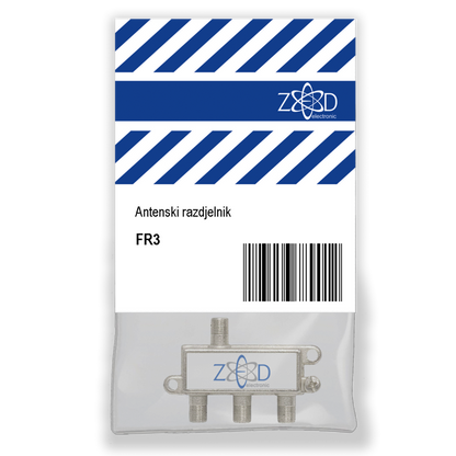 ZED electronic Antenski razdjelnik 1 ulaz - 3 izlaza, 5-2400MHz - FR3