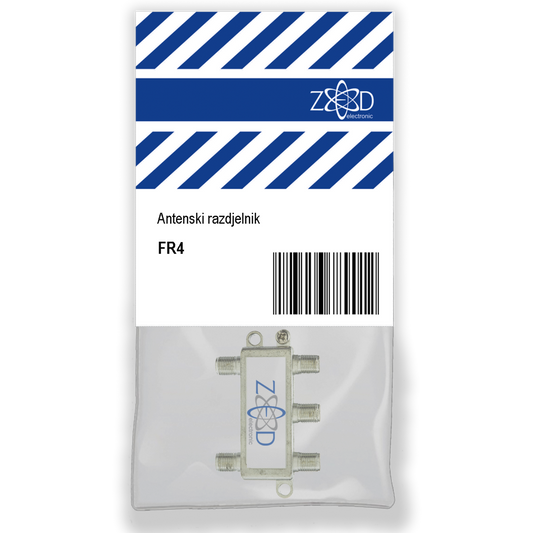 ZED electronic Antenski razdjelnik 1 ulaz - 4 izlaza, 900-2400MHz - FR4