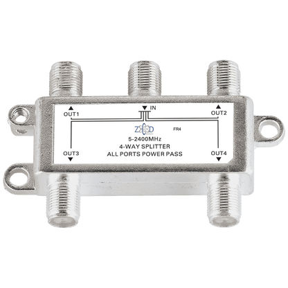 ZED electronic Antenski razdjelnik 1 ulaz - 4 izlaza, 900-2400MHz - FR4