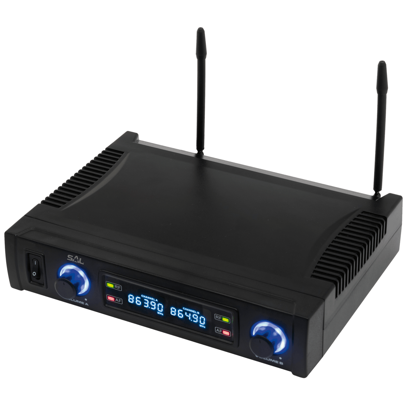 SAL Bežični set, 2 bežična mikrofona i prijemnik, 100 met. - MVN 700