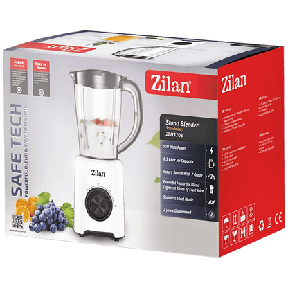 Zilan Blender zapremina 1.5 lit., 500 W, 2 brzina + pulse - ZLN3703