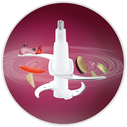 Zilan Sjeckalica, staklena posuda 1.6 lit., dupli noževi, 300 W - ZLN3888