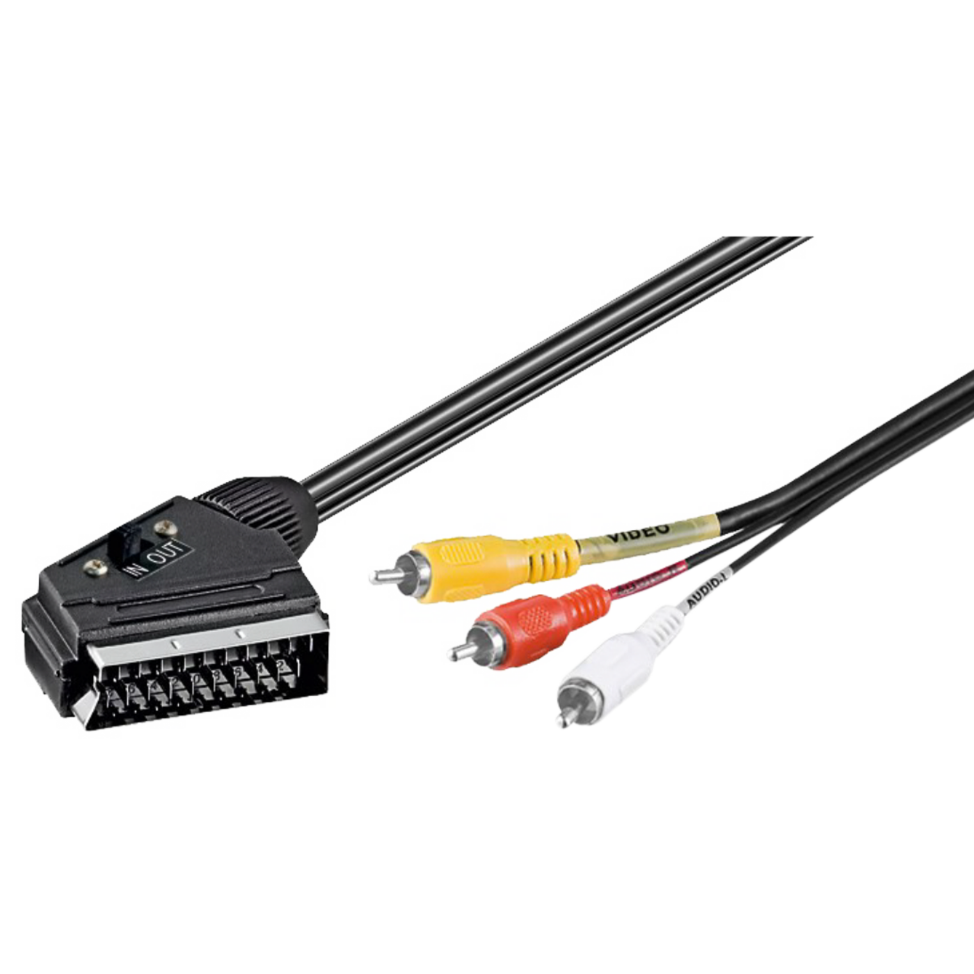 ZED electronic Scart - RCA (činč) kabl , 1.5 met - VCSC/1,5