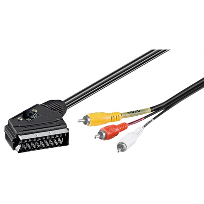 ZED electronic Scart - RCA (činč) kabl , 1.5 met - VCSC/1,5