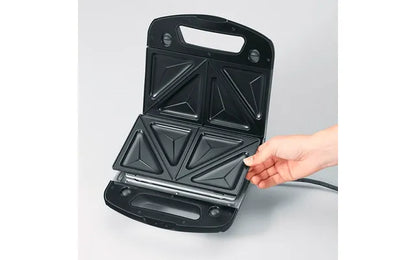 Severin sendvič toster 3u1 1000 W, izmjenjive ploče, inox