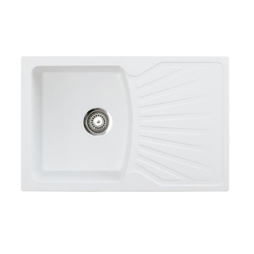 X Granit sudoper - Quadro PLUS fi 90  sa sifonom,    bela
