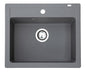 X Granit sudoper-Quadro 60 sa sifonom, graffit