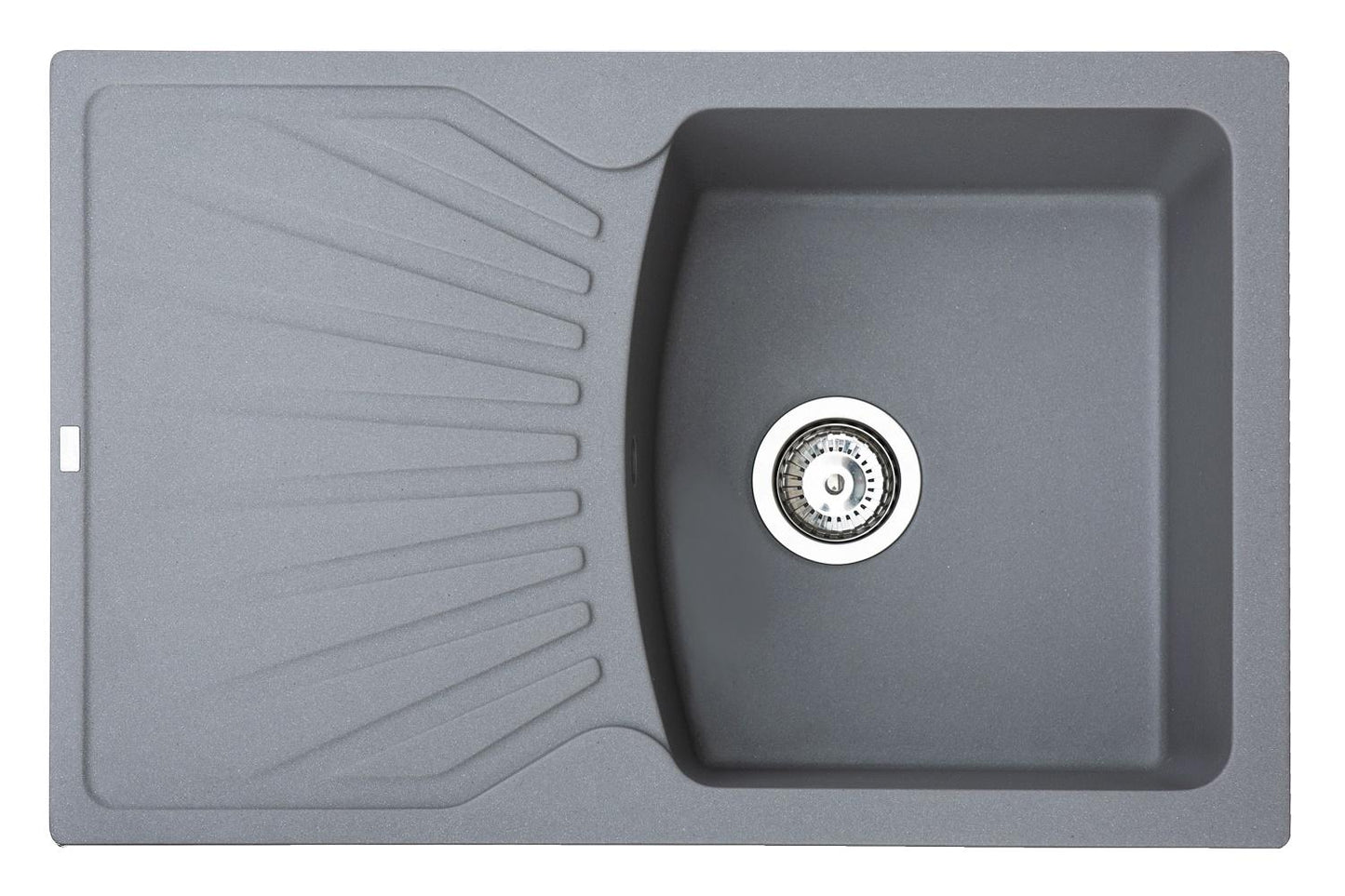 X Granit-sudoper Quadro PLUS 2 D fi 90  sa sifonom, graffit