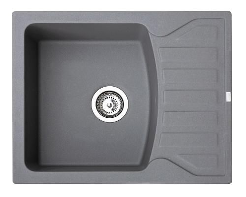 X Granit-sudoper Quadro M fi 90  sa sifonom,    graffit