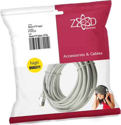 ZED electronic Mrežni FTP kabl, CAT5E, 5 met - FTPC/5