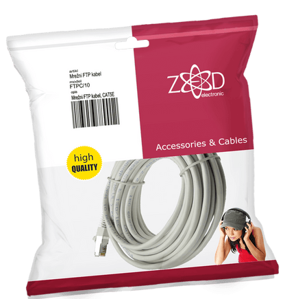 ZED electronic Mrežni FTP kabl, CAT5E, 10 met - FTPC/10