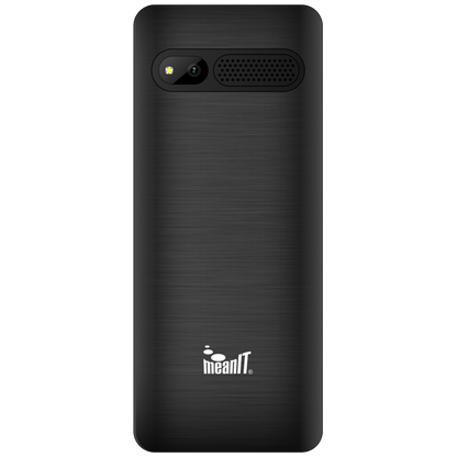 MeanIT Mobilni telefon , 2.4"" zaslon, Dual SIM, BT, FM radio, crna - F26 Black