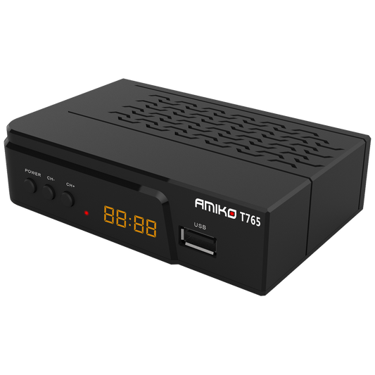 Amiko Prijemnik zemaljski, DVB-T2, H.265, Media Player,USB - T765