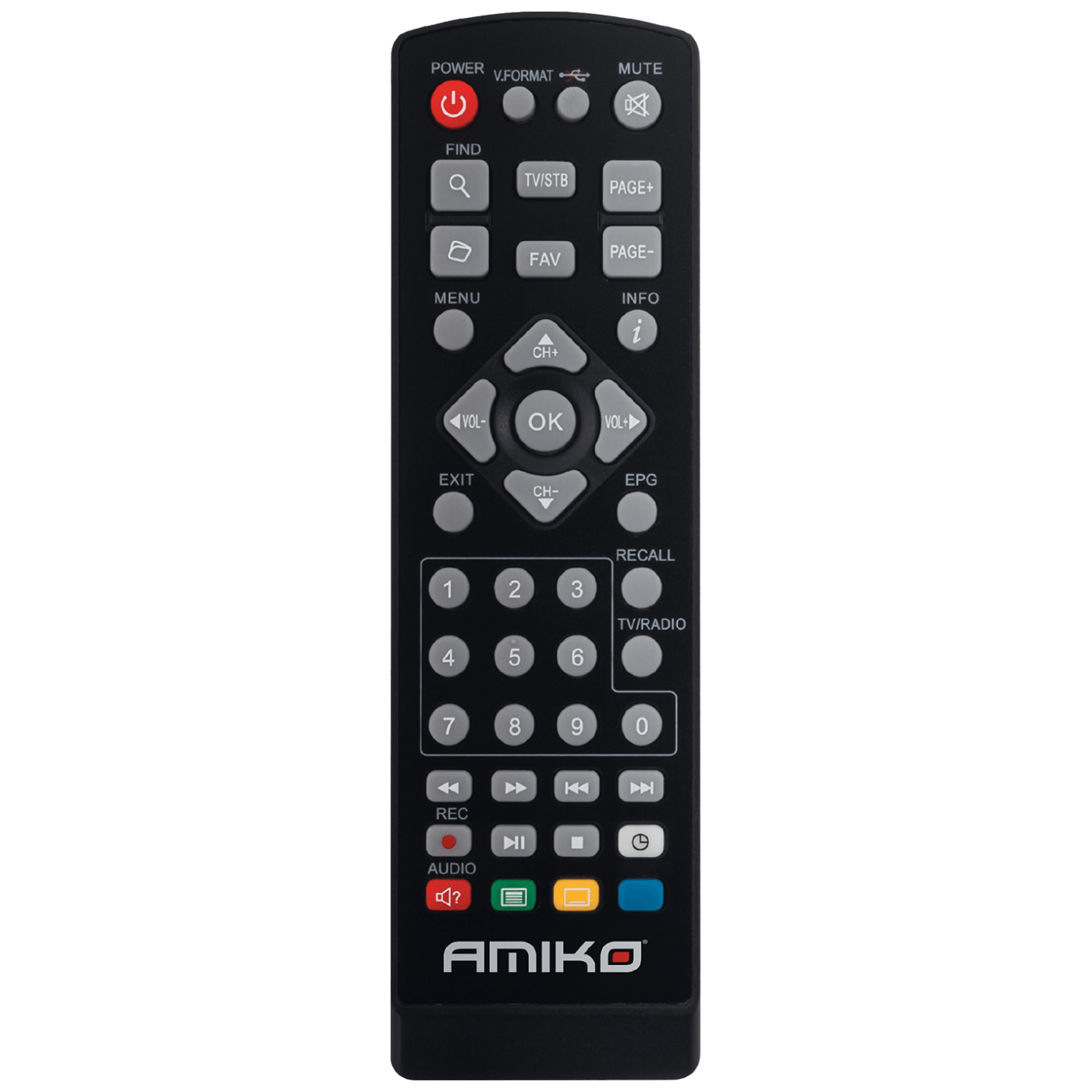 Amiko Prijemnik zemaljski, DVB-T2, H.265, Media Player,USB - T765