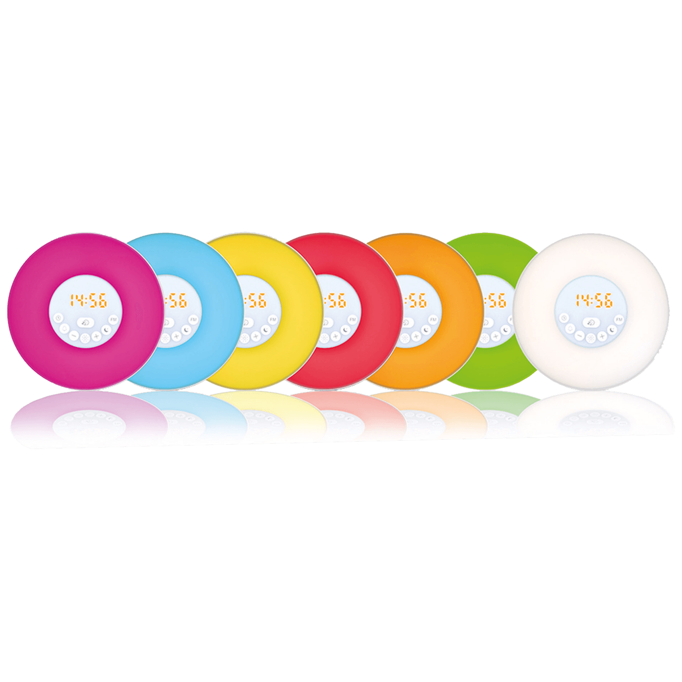 home Sat sa alarmom, FM radio, LED RGB svjetlost - LTCR 04