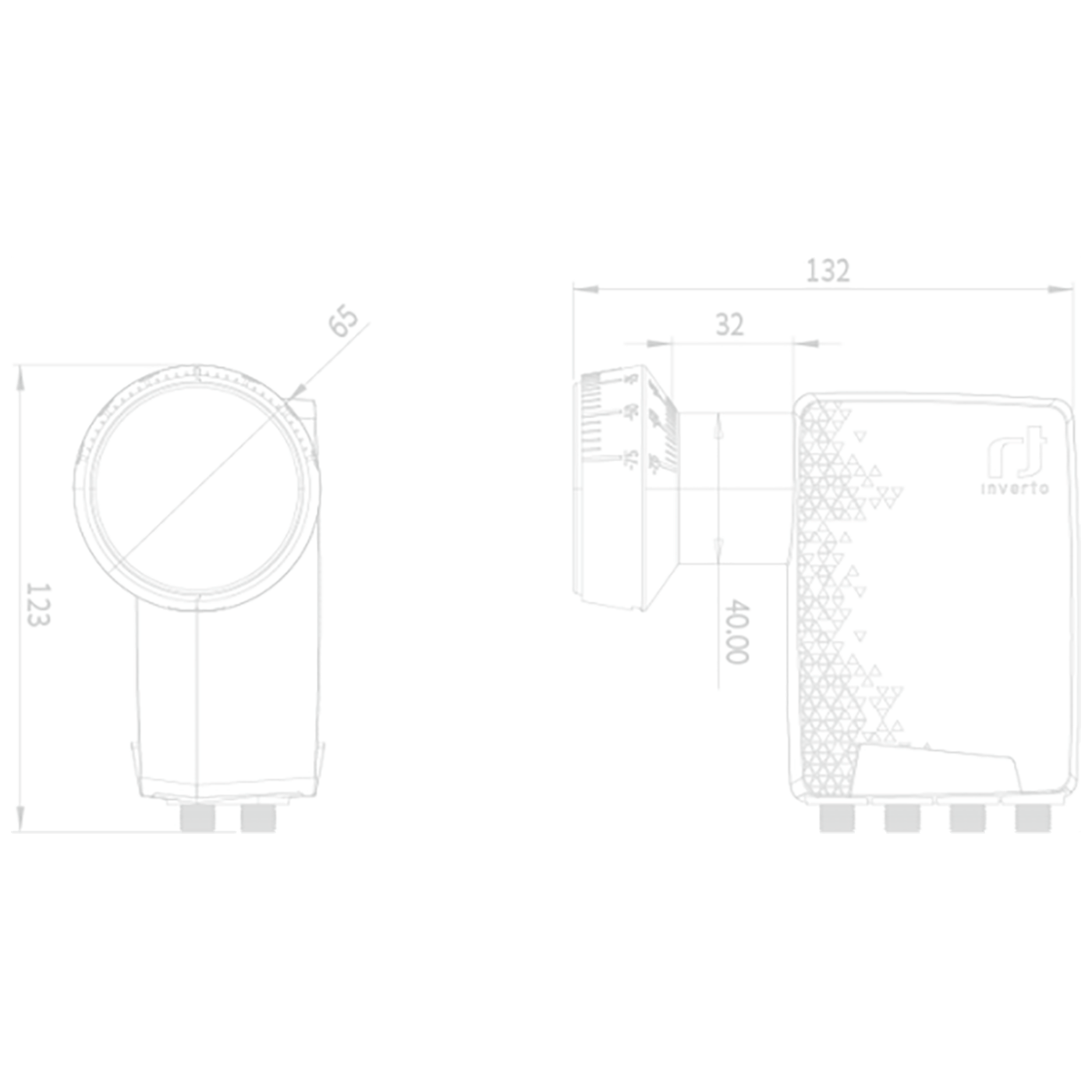 Inverto LNB Octo, sum 0.7 dB, vodonepropusan, 40 mm - IDLP-OCT410-PREMU-OPN
