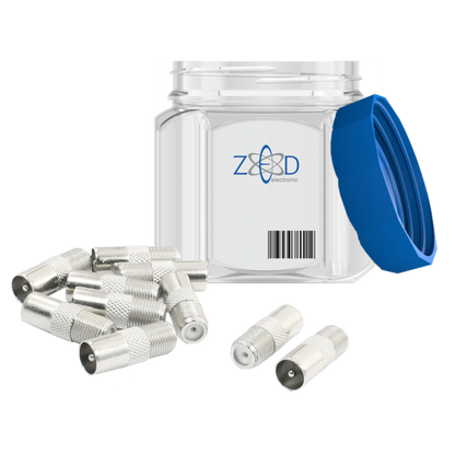 ZED electronic Konektor F-Ženski na RF-Muški, pak. 50 kom. - FPM/50