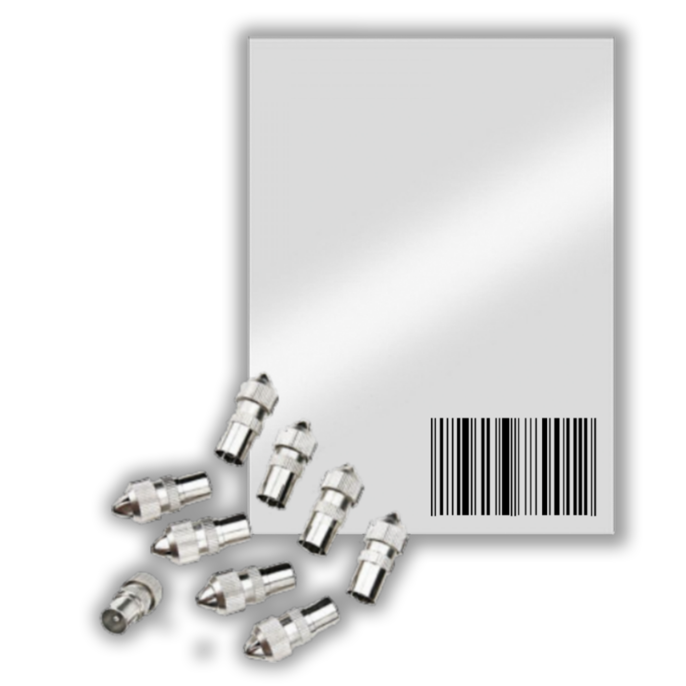 ZED electronic RF utikač metalni, pak. 25 kom. - RFMA/25