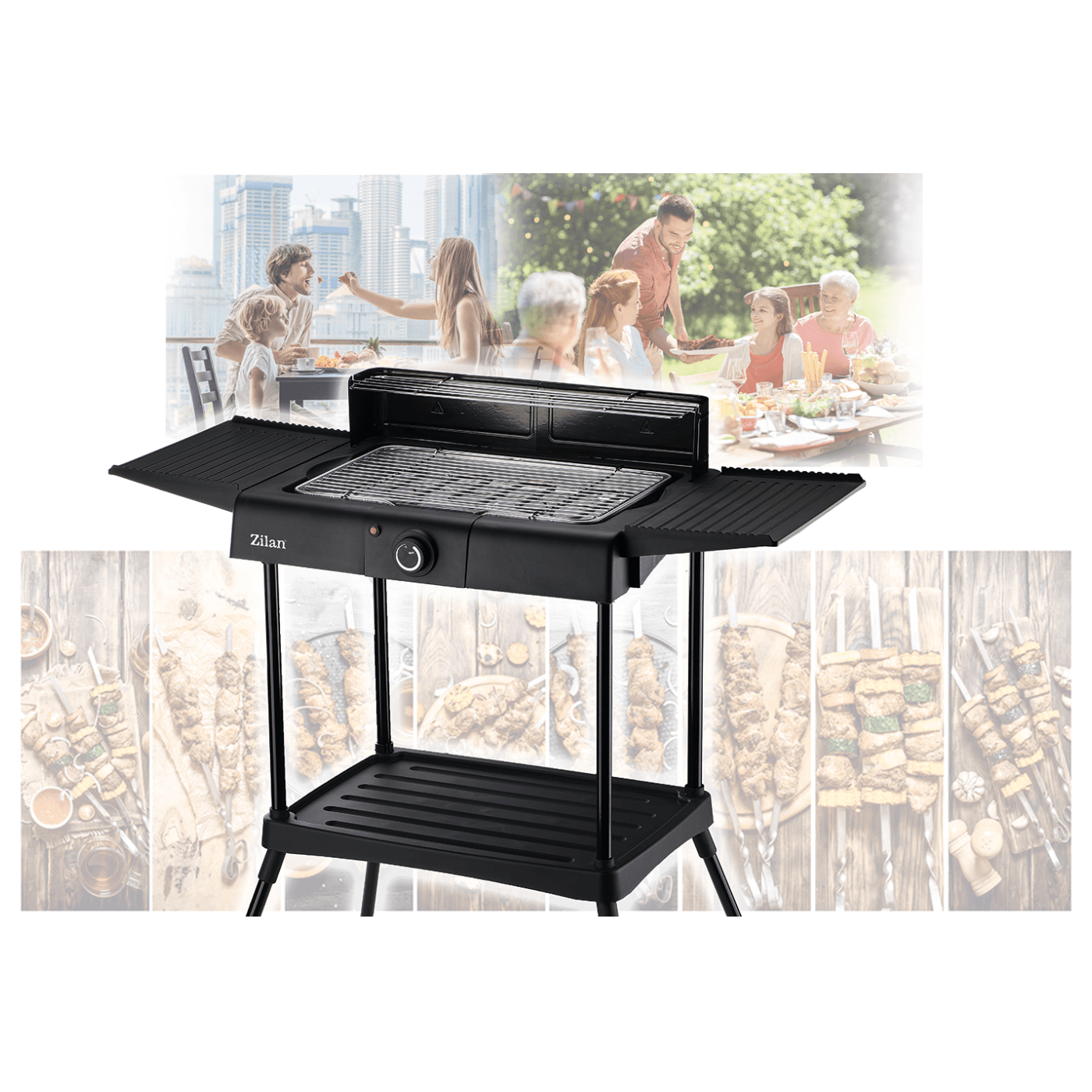 Zilan Grill / Roštilj , električni, 2400 W, samostojeći - ZLN3789