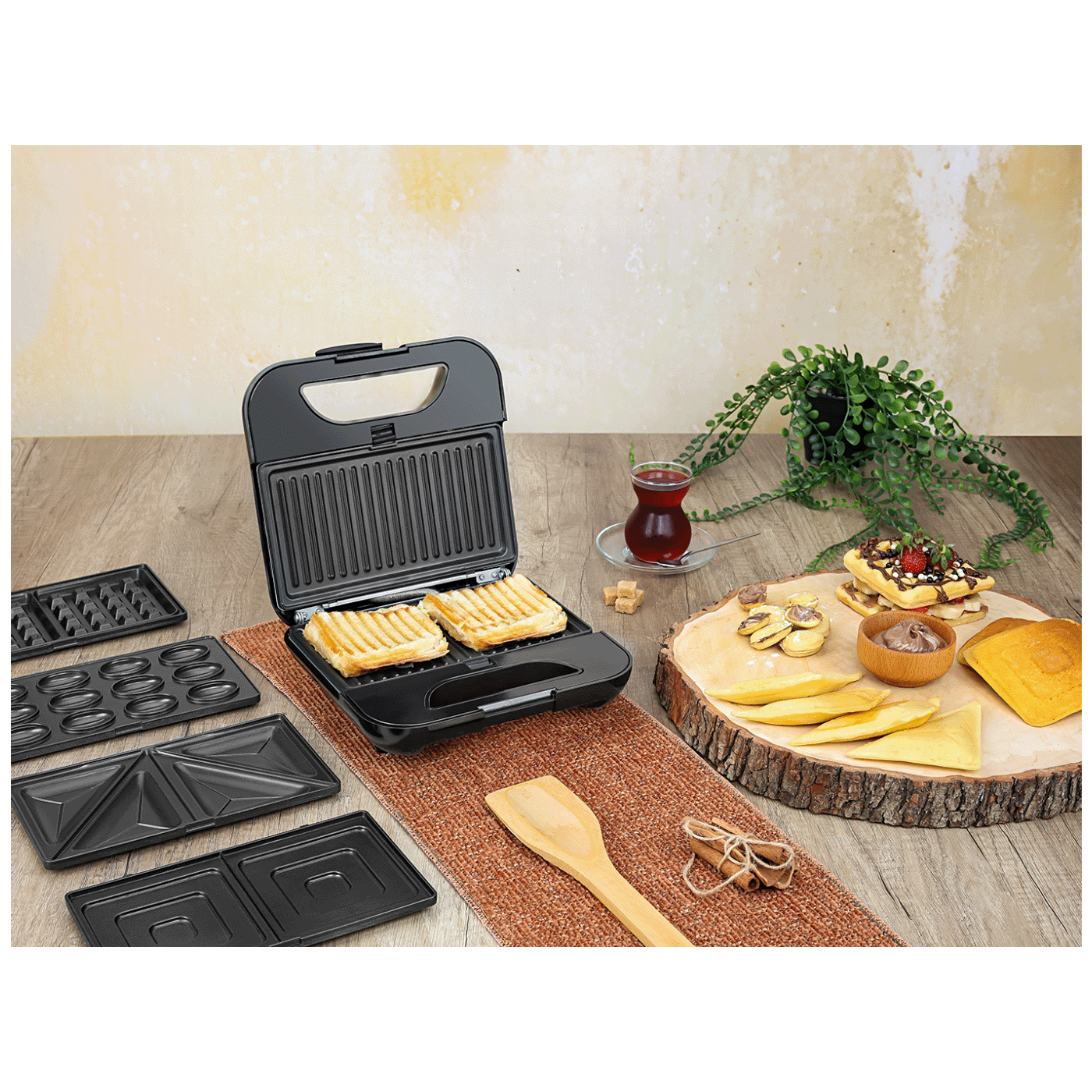Zilan Toster 5u1, Inox, LED indikator, 800 W - ZLN3932