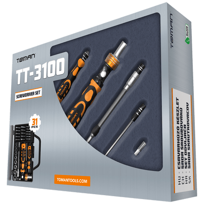 Toman Set alata, za precizne popravke,  31 kom - TT-3100