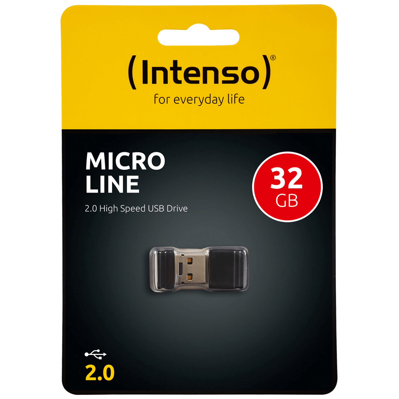 (Intenso) USB Flash drive 32GB Hi-Speed USB 2.0, Micro Line - ML32