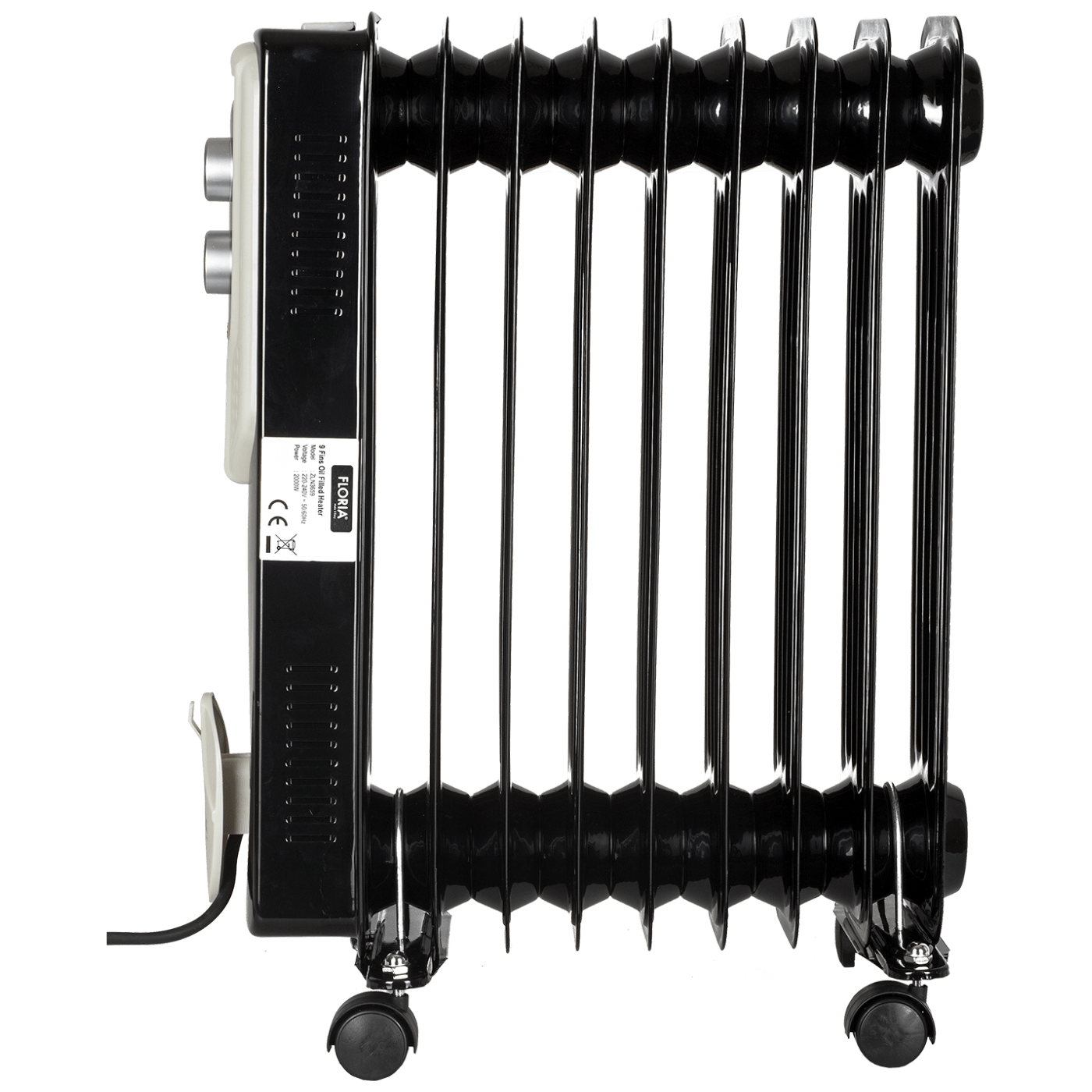 Floria Radijator uljni, 2000 W, 9 rebara - ZLN3659