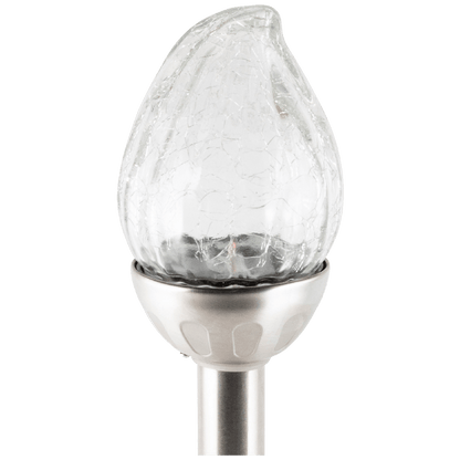 home Solarna vrtna LED lampa, metal / staklo - MX 815