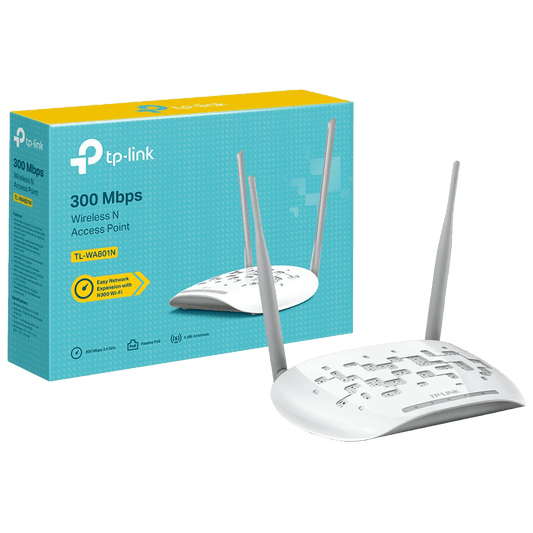 TP-LINK Wireless N Access Point 300Mbps, 2,4GHz - TL-WA801N
