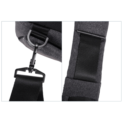 Xiaomi Ruksak za laptop 10" - Mi City Sling Bag Dark Grey