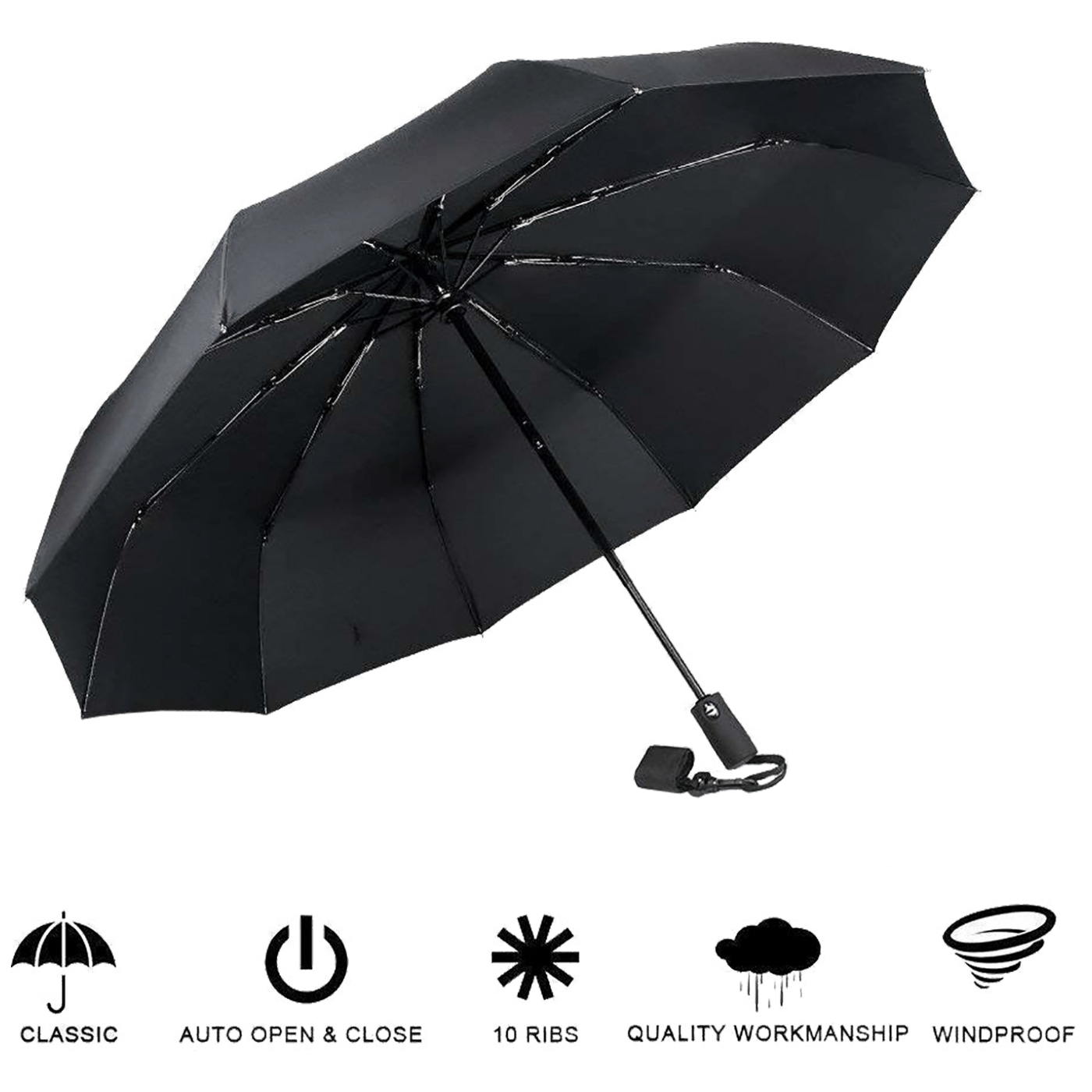 Xiaomi Kišobran sa automatskim otvaranjem i zatvaranjem - Automatic Umbrella Black