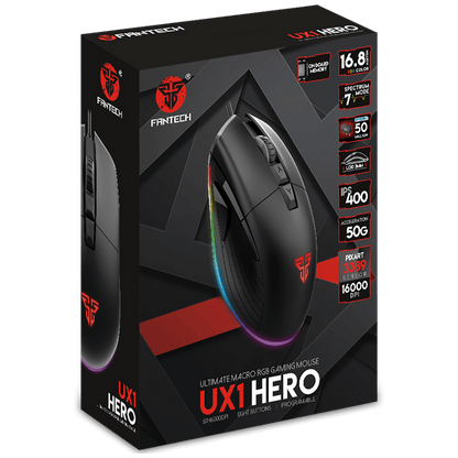 Fantech Miš optički, gaming, 16 000 dpi, USB - UX1 Hero