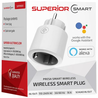 Superior Pametna uticnica, WiFi, Google Assistant i Alexa - Wireless Smart Plug