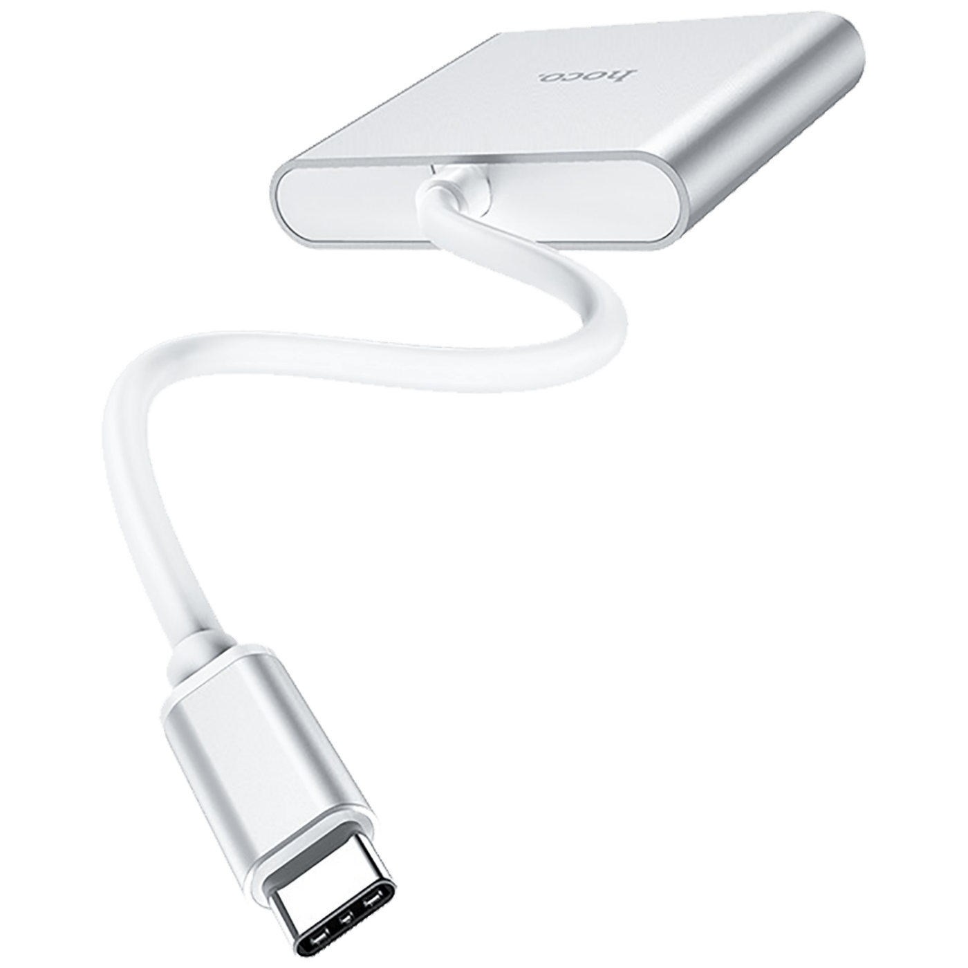 hoco. Konverter USB HUB type C to USB3.0/HDMI/PD - HB14 Easy use