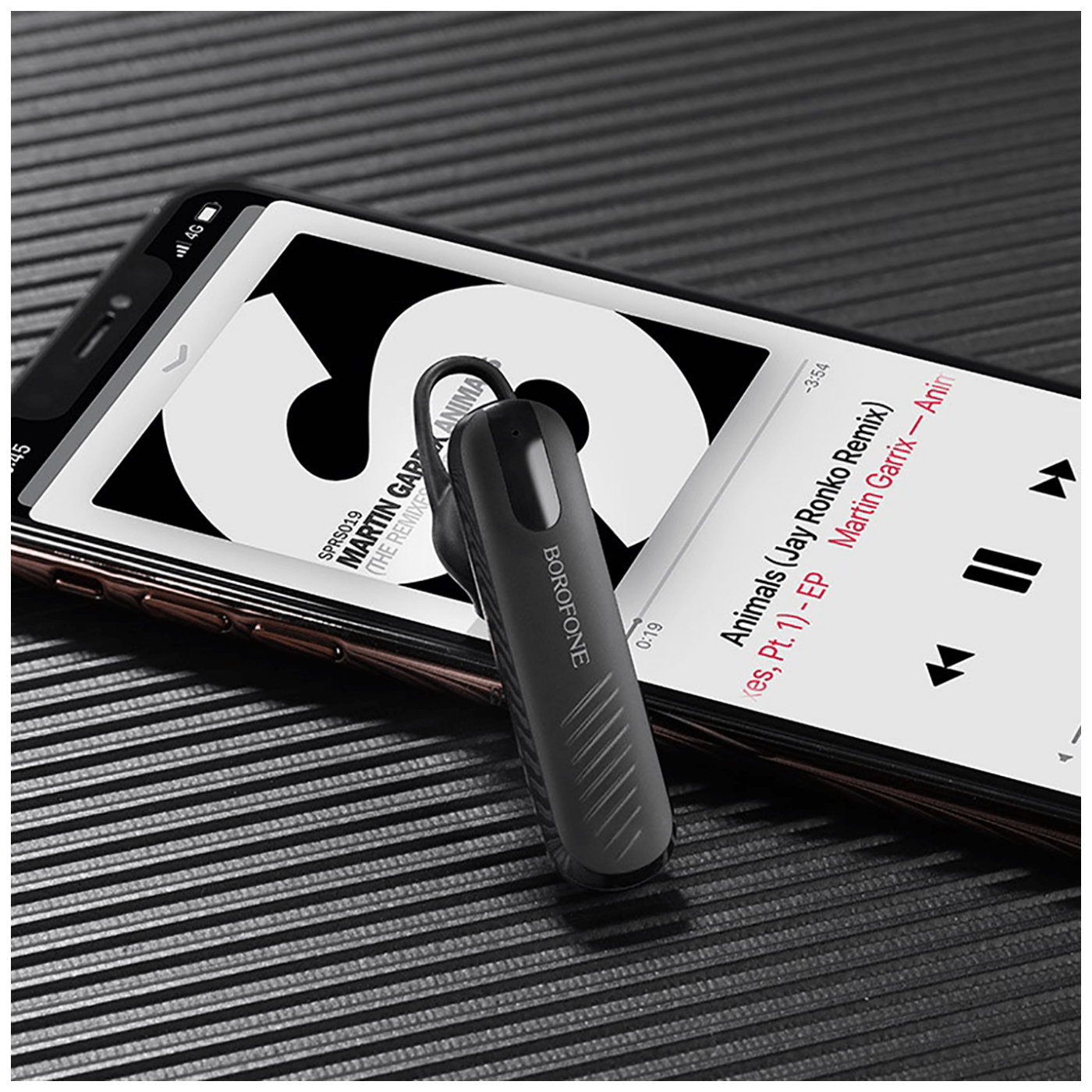 Borofone Slušalica bežične sa mikrofonom, Bluetooth, 70 mA, 4 h - BC20 Smart Black