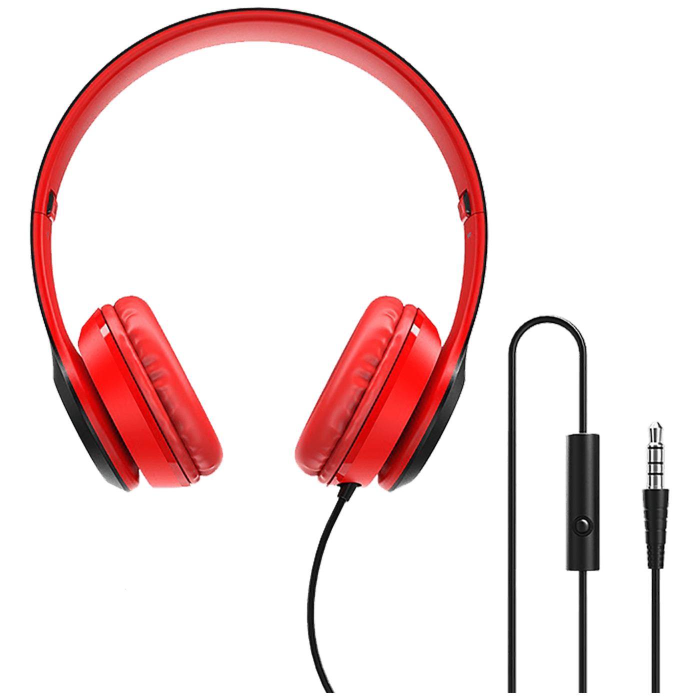 Borofone Slušalice sa mikrofonom, 3.5 mm, dužina kabela 1.2 met. - BO5 Star sound Red