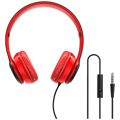 Borofone Slušalice sa mikrofonom, 3.5 mm, dužina kabela 1.2 met. - BO5 Star sound Red