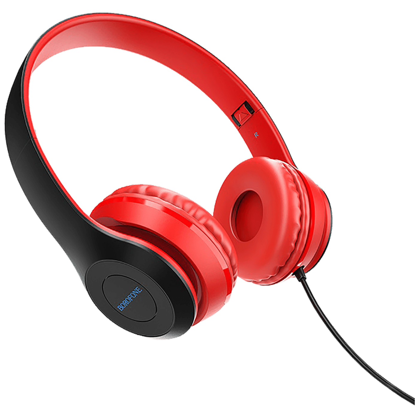 Borofone Slušalice sa mikrofonom, 3.5 mm, dužina kabela 1.2 met. - BO5 Star sound Red