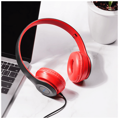 Borofone Slušalice sa mikrofonom, 3.5 mm, dužina kabela 1.2 met. - BO5 Star sound Red